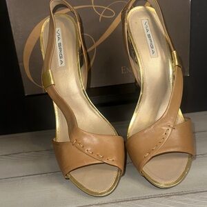 Via‎ Spiga Tan Leather Women's Shoes